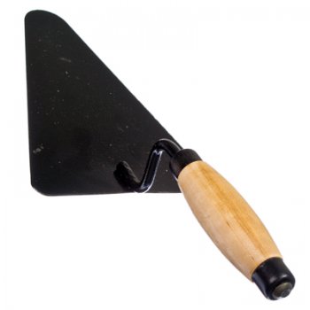Кельма бетонщика КБ 20х15см с деревянной усиленной ручкой (ГОСТ 9533-81) порошковая окраска