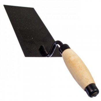 Кельма отделочника КО 16,5х10,5см с деревянной усиленной ручкой (ГОСТ 9533-81) порошковая окраска